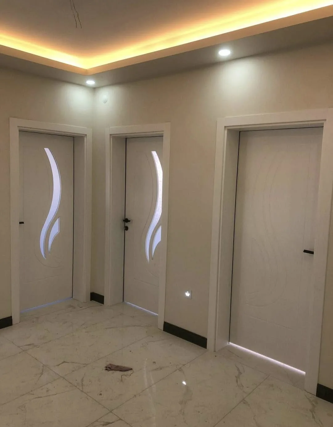 Camlı ve camsız daire kapıları