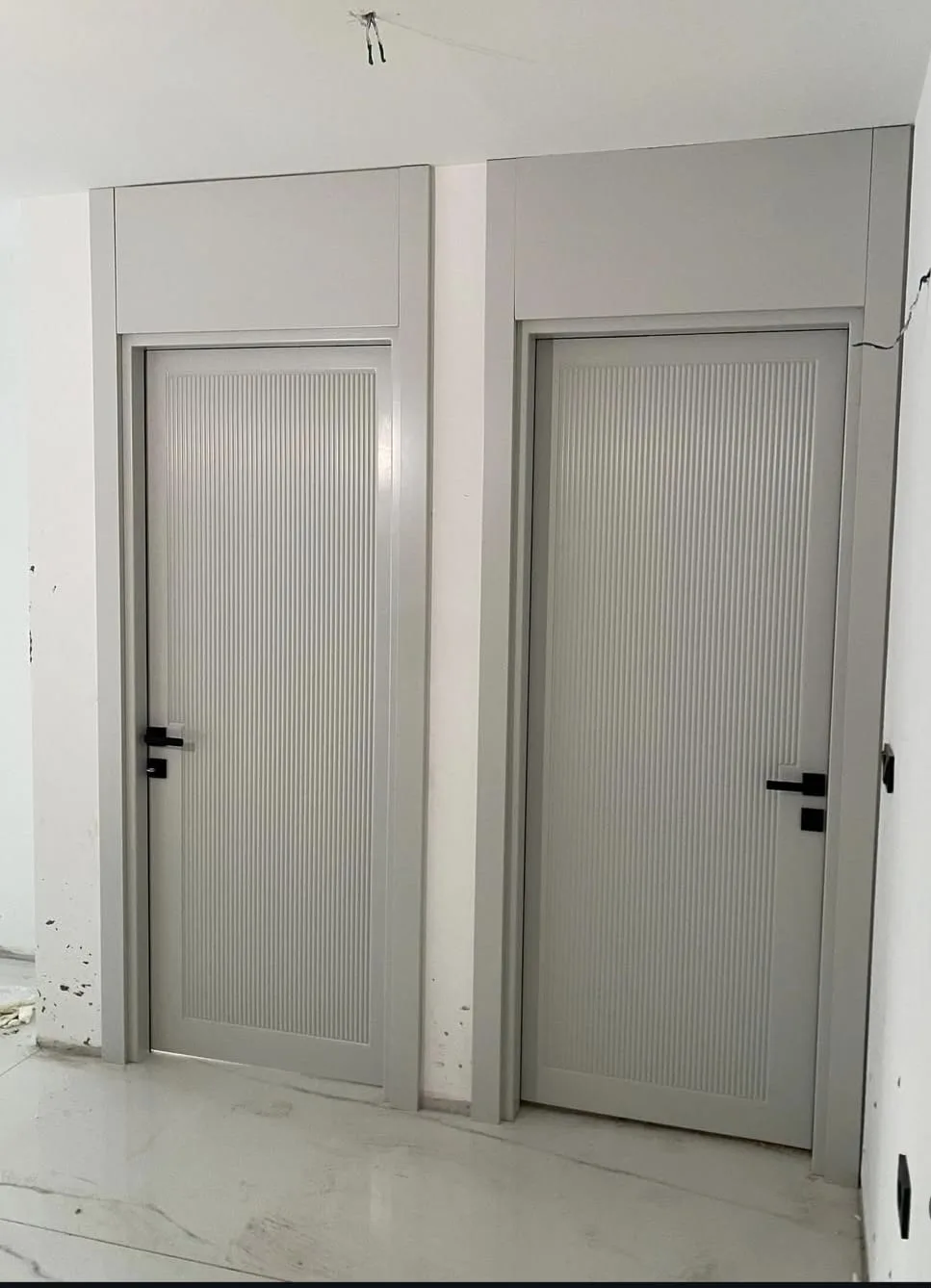 Geniş pervaz kompozit daire kapısı yıkanabilir